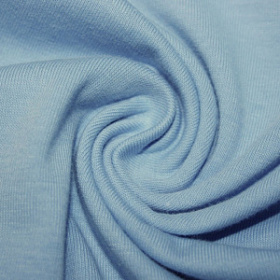 Кулирная гладь Голубой 15-3917 TPX Карде 28/1 100%хлопок 180см 153гр (+/-5)